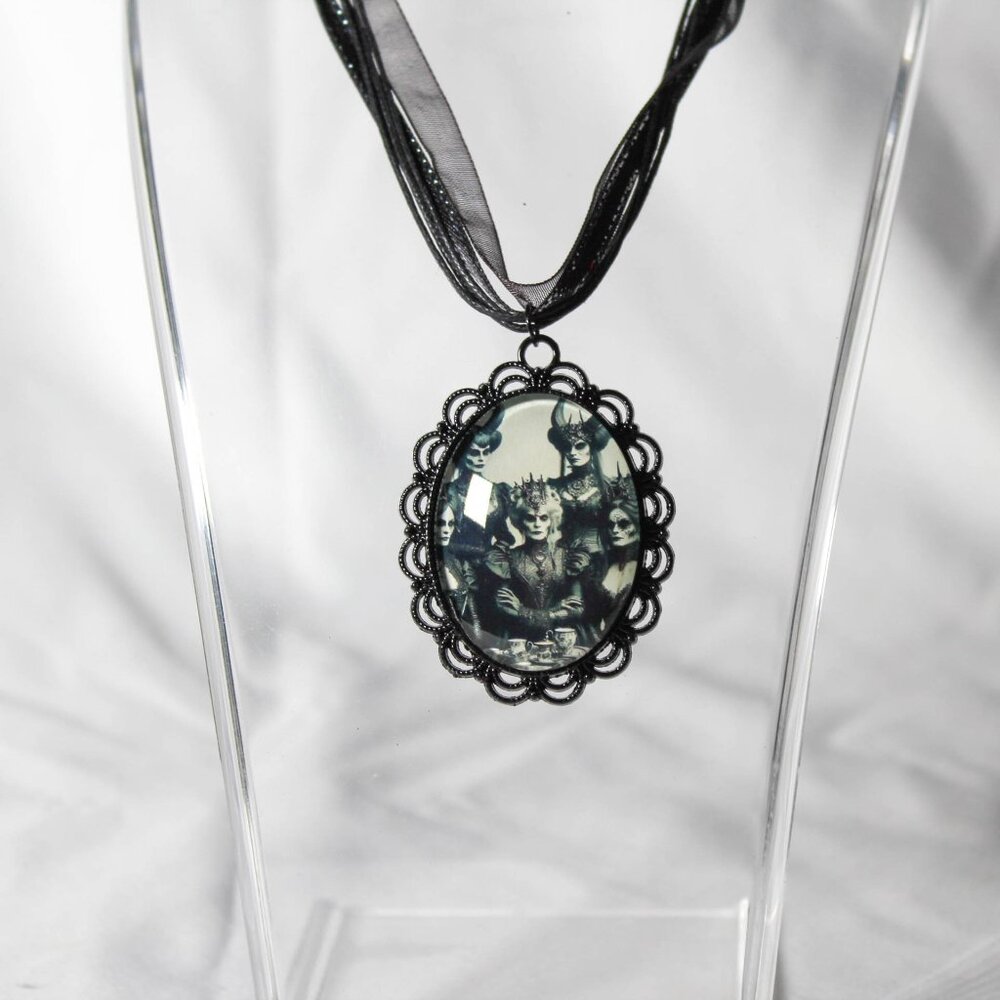 🔨 Gothic Victorian Necklace Dark Tea Party Women Vintage Style Oddities Jewelry